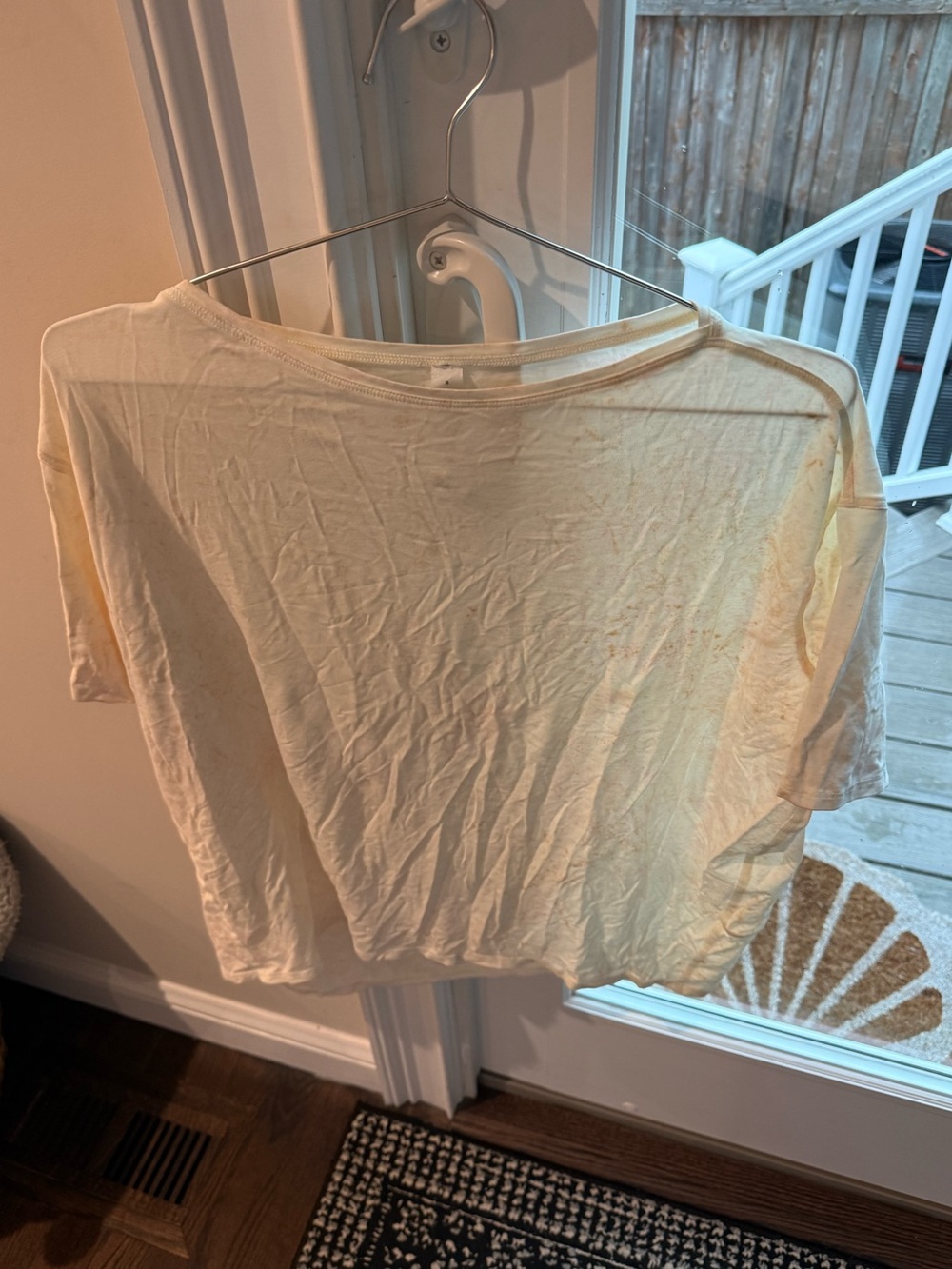 lululemon athletica Women's Short-Sleeve Tee in Cream